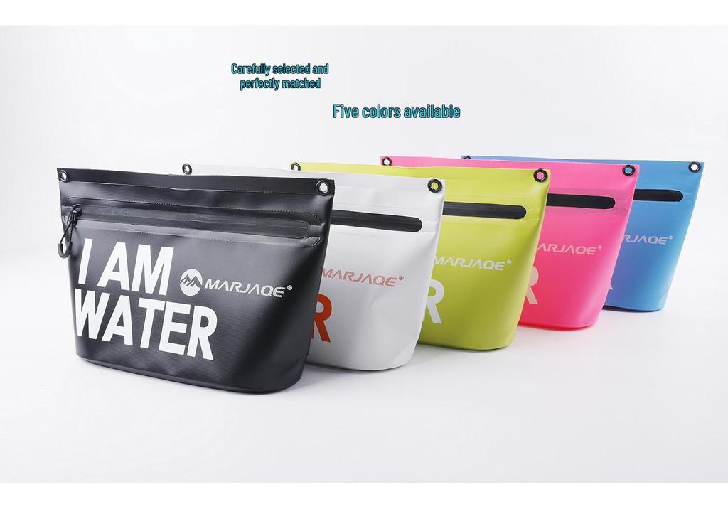 Waterproof Zipper Storage & Swim Bag: Single Shoulder Toiletry & Travel Pack