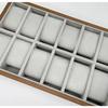 Wooden 12-Slot Watch Display Tray for Boutiques and Stalls