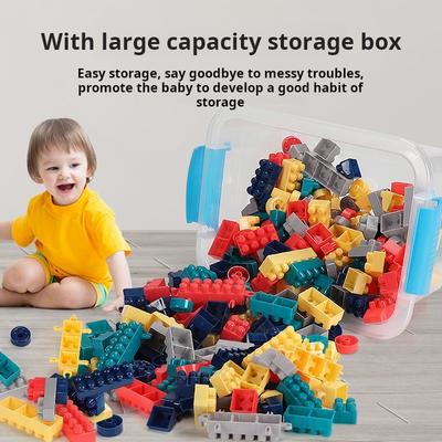 68-440PCS/Popular Toys for Children: Inserting and Assembling Large Particle Building Blocks, Puzzle Toys, DIY Construction Toys