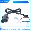 T-Shaped Electric Vehicle Charger Plug with Pure Copper 3-Hole Cord