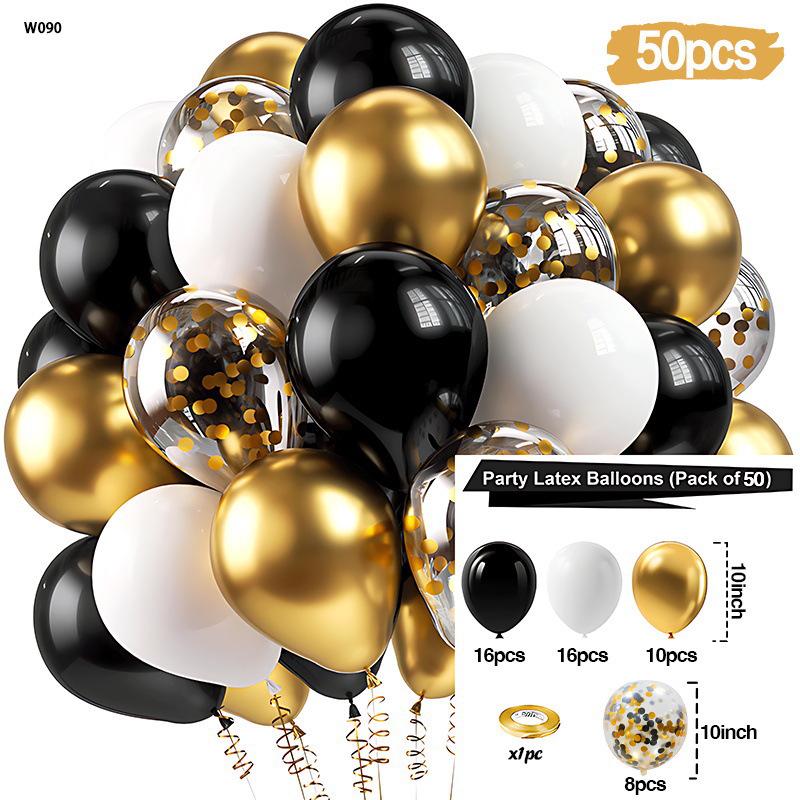 10-Zoll Latex-Ballon Festival Set: Individuell gestaltbare Ballonketten-Dekoration