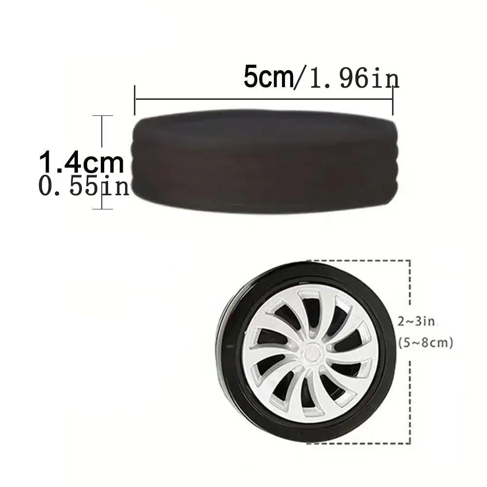 Luggage Wheel Cover, Travel Luggage Wheel Cover, Dustproof, Scratch-proof and Noise-reduction Equipment