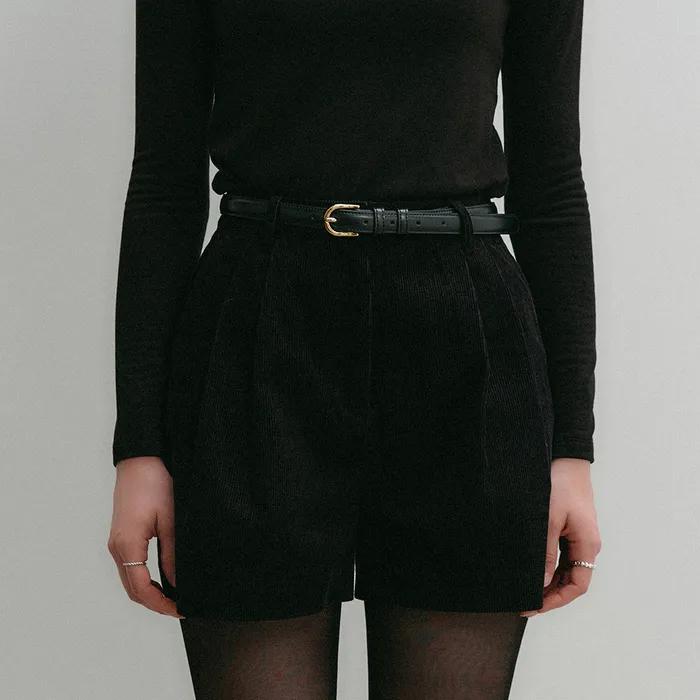 ELLE VEGAN LEATHER BELT_4colors