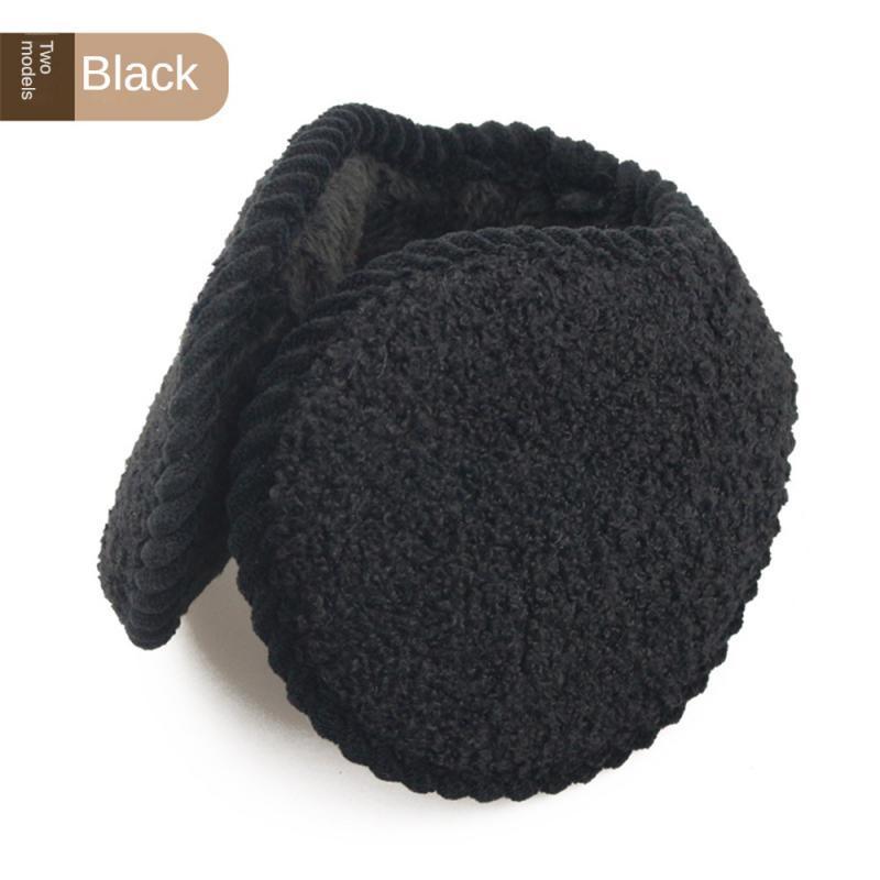 Earmuffs Women Men Winter Elastic Ear Warmers Ear Protection Windproof Soft Thicken Plush Ear Cover Fur Earmuffs
