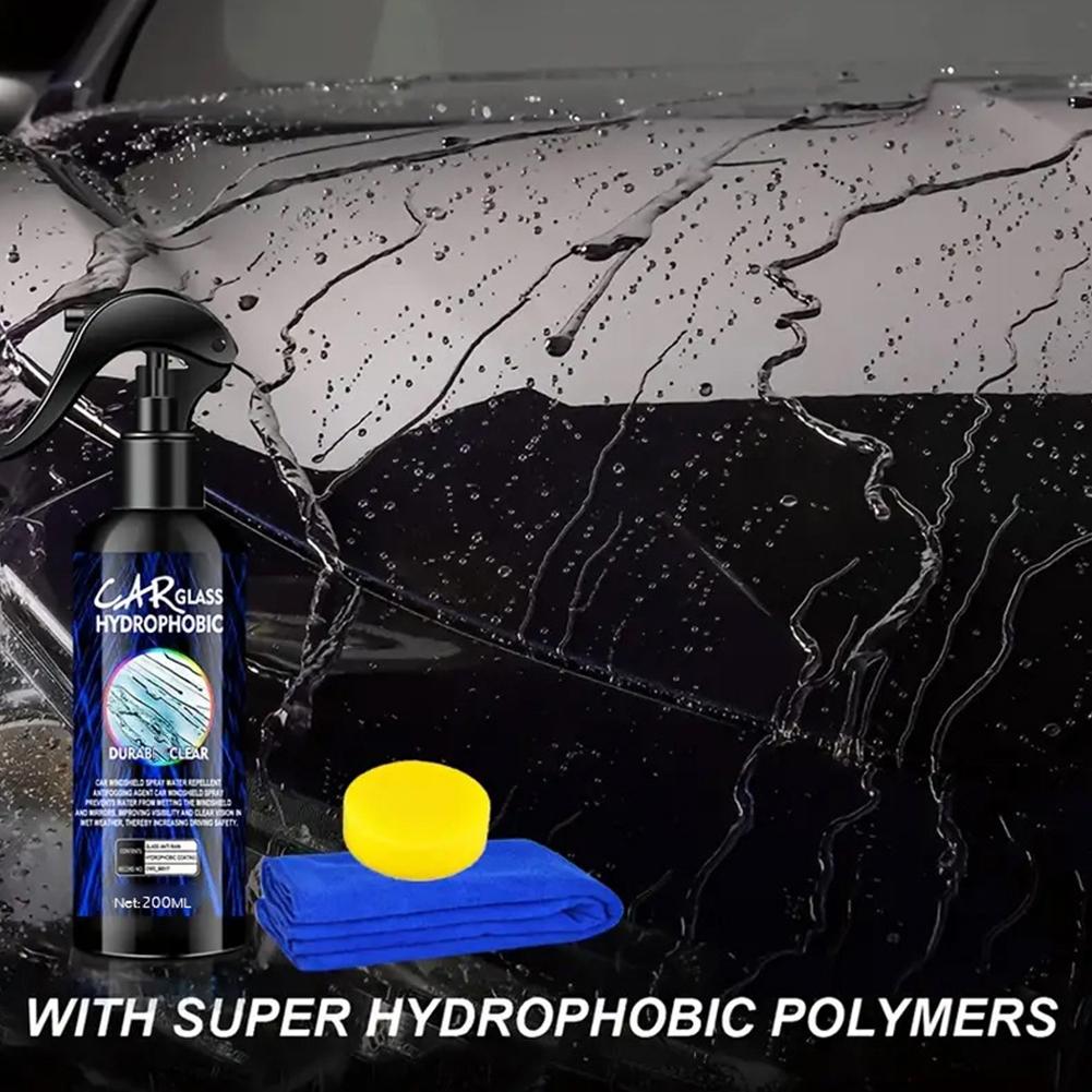 100ml Universal Automotive Glass Rain-Repellent Coating Enhances Car Care Agent Performance Waterproofing Day Waterproof Ra E6K9
