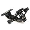 Blue Aluminium Alloy Motorbike Multiangle Adjustable License Number Plate Holder