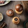 Acacia & Oak Pepper Mill Set: Solid Wood Grinder for Sea Salt & Black Pepper