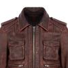 M65 Hunting Vintage Red Brown Genuine Leather Jacket Men Soft Real Cowhide Black Winter Coat Biker Jacket