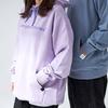 Upper Trophy Comma Basic Full Name Logo Hoodie (Light Purple/Purple)
