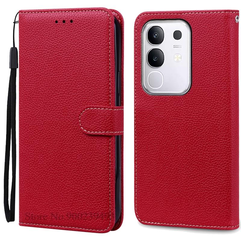 For Vivo Y29 Case Wallet Leather Flip Cover For Vivo Y29 Case Soft TPU Silicone Book Cover Phone Fundas Coque Etui