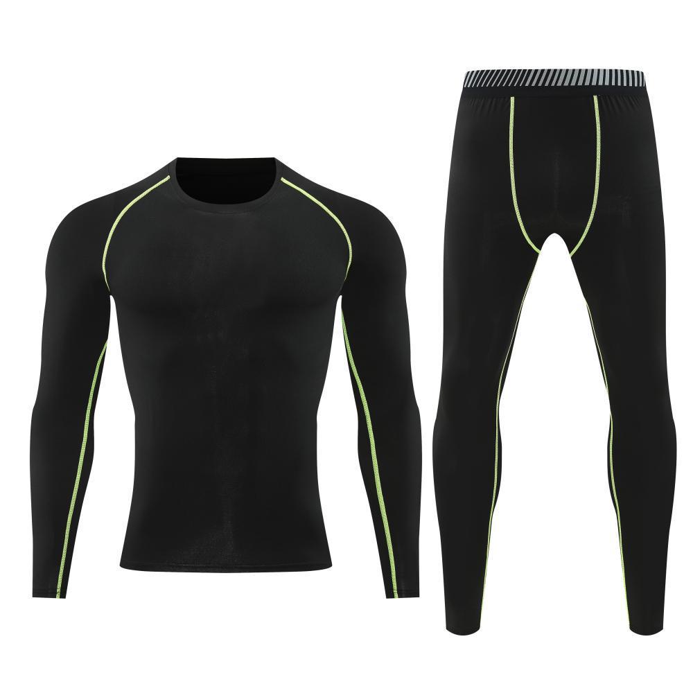Breathable Quick-Dry Tight Long-Sleeve Running Set - Wear-Resistant Spring & Autumn Casual Sportswear