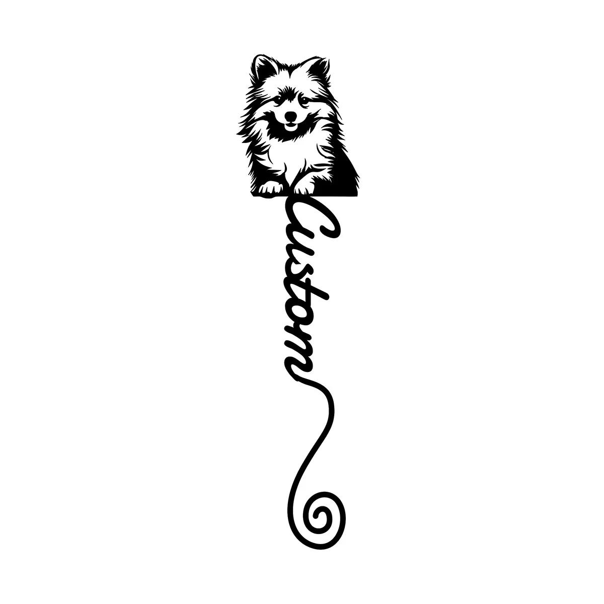 Miniature Eskimo Bookmark, Unique Book Lover Gift, Teacher Appreciation, Back to School, Dog Lover, Metal Bookmark for Women