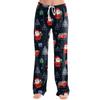 Women's Casual Christmas Print Loose Fit Pajama Pants for Home Sleepwear