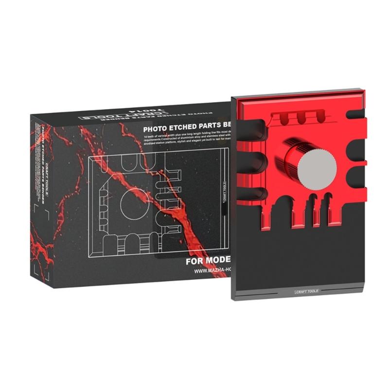Photo Etching Parts Bender Metal Etching Sheet Bender Metal Bending Tool Bending Vise Craft Tool for Model Tool