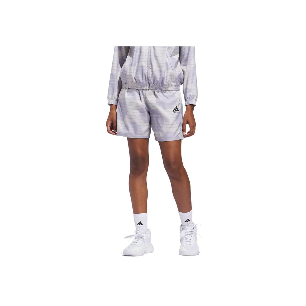 adidas Crazy Lite Sunrise Shorts Comfortable Beautiful Simple Fashion Sports Shorts Women Shorts Light-Purple JC5916