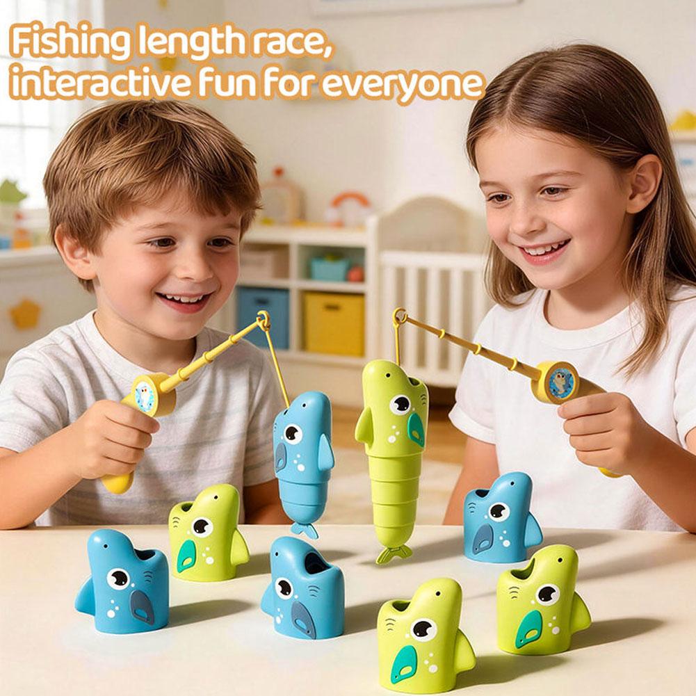 Interactive Magnetic Fishing Toy Set Game For Kids Family Party Fun Stress Relief Educational Learning Gift For Children