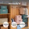 Fabric Foldable Storage Box Space Saving Home Organizer Bin for Bedroom Living