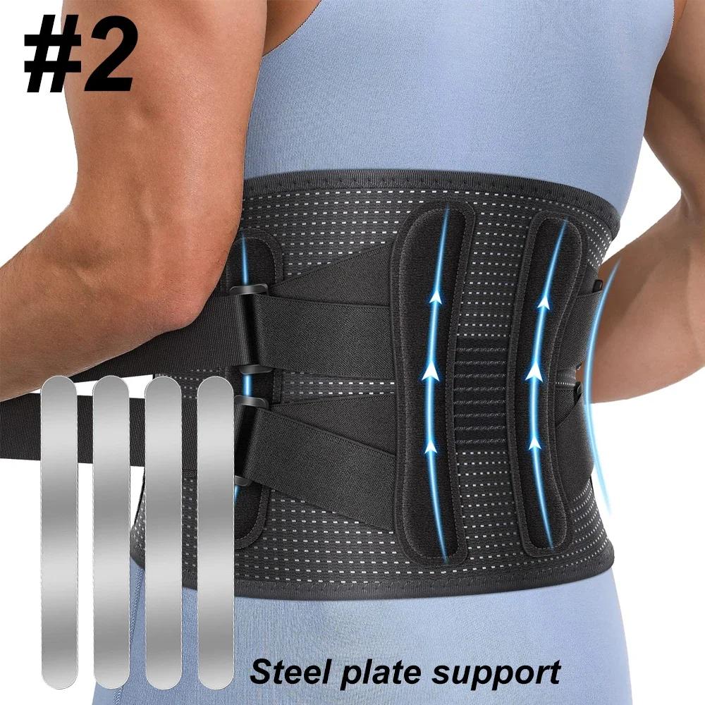 Back Brace For Lower Back Pain,Breathable Back Support Belt For Men And Women,Lumbar Support Belt With Strong Support Straps
