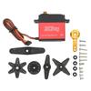 RC 30KG Servo 270 Degree Rotation High Accuracy Metal Gear RC Steering Servo with 25T Metal Servo Arm for 1 8 1 10 1 12