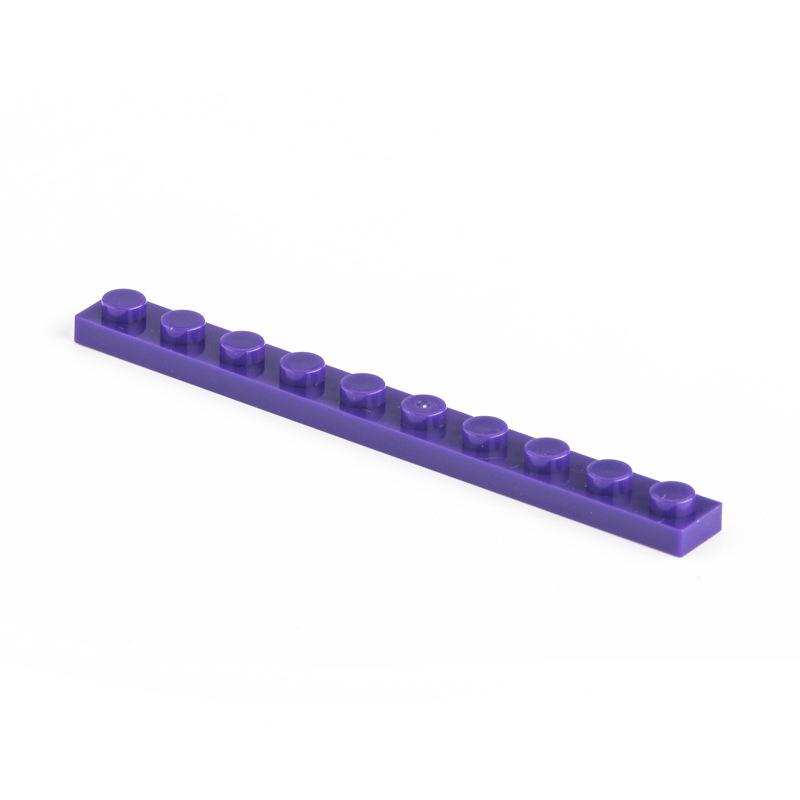 20 Pieces of Bulk Small Particle 1x10 Plate 4477 MOC Building Block Low Board Accessories Building Block Castle Toys
