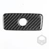 Real Carbon Fiber Co-pilot Glove Box Handle Cover For Durango Grand Cherokee