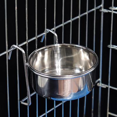 Animals Rabbit Puppy Clamp-on Hang-on Dog Feeding Bowl Bird Feeder Cage Cup Water Drinker