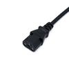 British Standard Figure-8 Power Cord with 3-Pin Plug for Computers and Rice Cookers