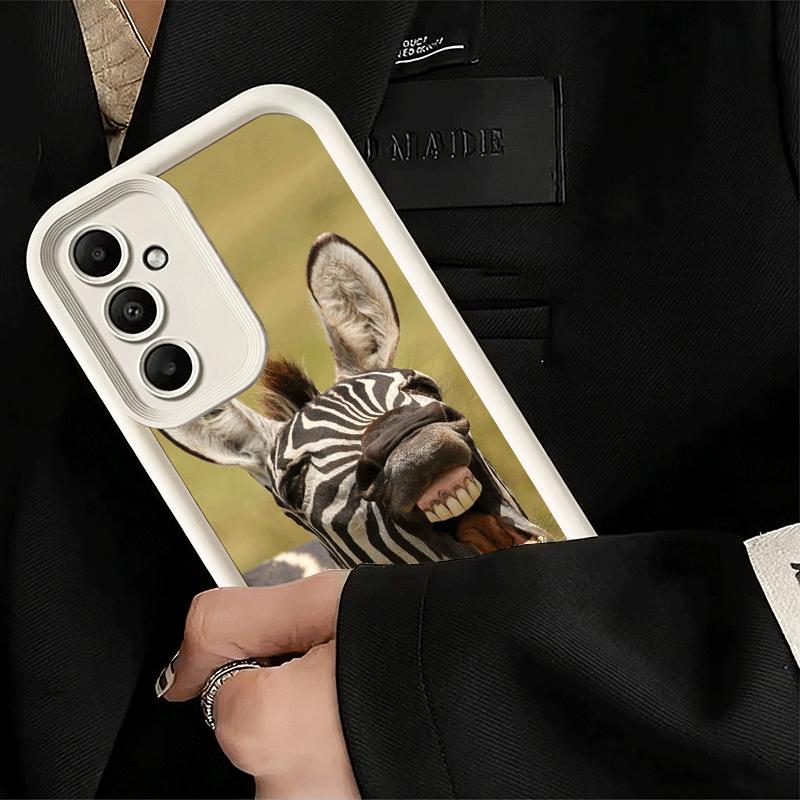 Phone Case for Samsung Galaxy S26 S25 Ultra S24 FE Funny Donkey Animal Shell S23 Plus S22 + S21 S20 5G Soft Silicone Funda