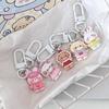 Lovely Pet Shaped Keychain For Couples Gift Resin Accessory Mini Key Ring Her Birthday Present Bag Pendant