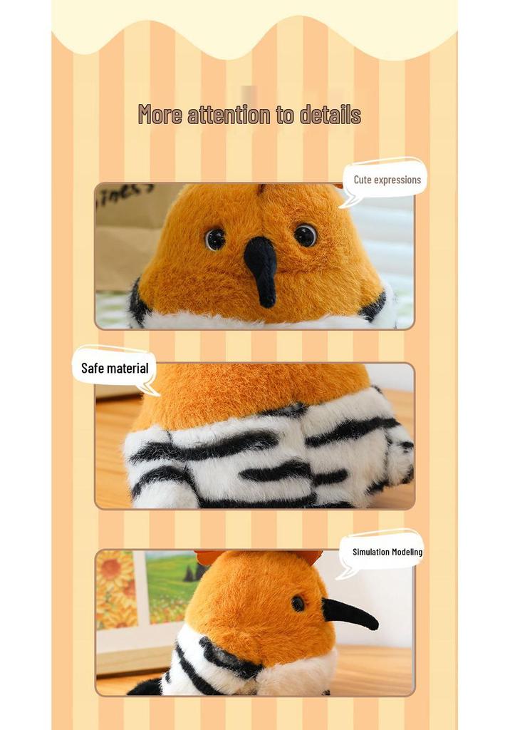 Cartoon Parrot and Owl Plush Toy - Cute Bird Doll Desk Ornament and Claw Machine Gift