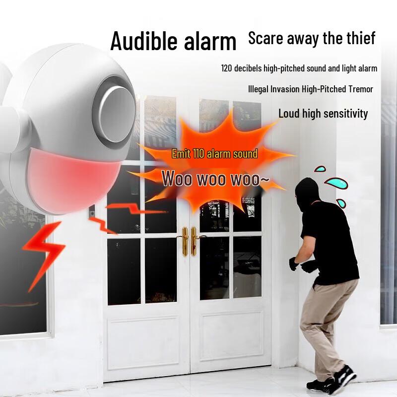 LFang KR-P6 Wireless Infrared Motion Sensor Security Alarm