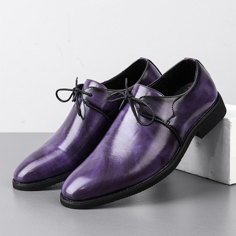 Fashion New Men's Solid-Color Belt Casual Shoe Are Comfortable And Classic Business Office Fair Dress Shoe Are Fashionable Wedding Shoes