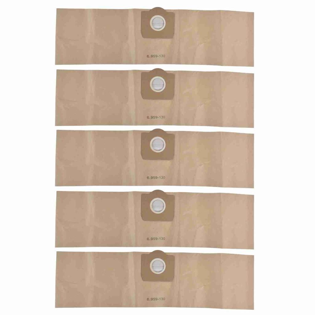 5Pcs Vacuum Cleaner Dust Bag Vacuum Cleaner Accessory Fit for Karcher 6.959‑130.0 WD3200 WD3300 WD3500
