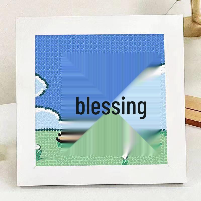 Ins Line Puppy Diamond Painting DIY Cute Cartoon Handmade Educational Gift for Kids