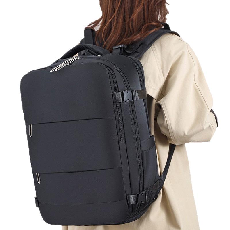 Cross-Border Fashion Backpack: Large Capacity, Lightweight, Ideal for Short Trips, Business Travel, Handbag, and Laptop Carrying.