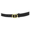 D-Buckle Gold Alloy Buckle Belt Women'S Student Jeans Belt Women'S