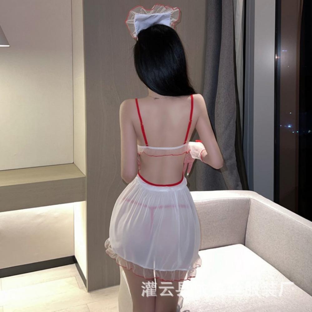 Sex Underwear Women's Sexy Nurse Uniform Professional Cosplay Passion Perspective Uniform Pure Desire Temptation Free Suit