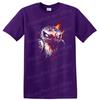 Owl Graphic T Shirt Fire Art Cool Animal Design Tee Unique Gift Idea