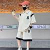 Boys' summer outfit set 2026 new children's outfit mid size cool and handsome summer sports thin style boys' summer fashion trend