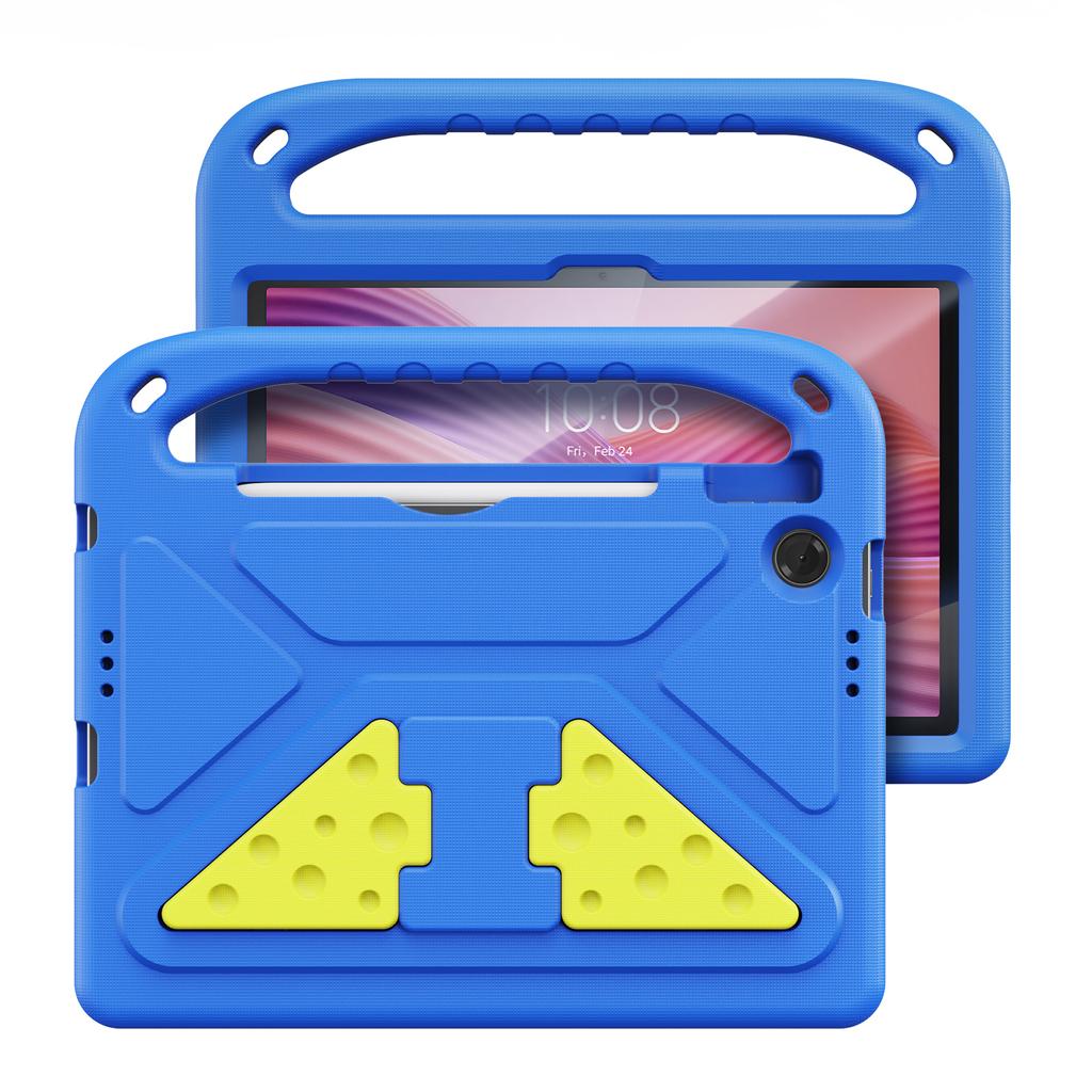 Pro Lenovo Tab 10.1 (2025)/Lenovo Tab K10 (2. gen) Pouzdro na tablet se stojánkem DUX DUCIS Puff Series EVA Dětský nárazuvzdorný kryt