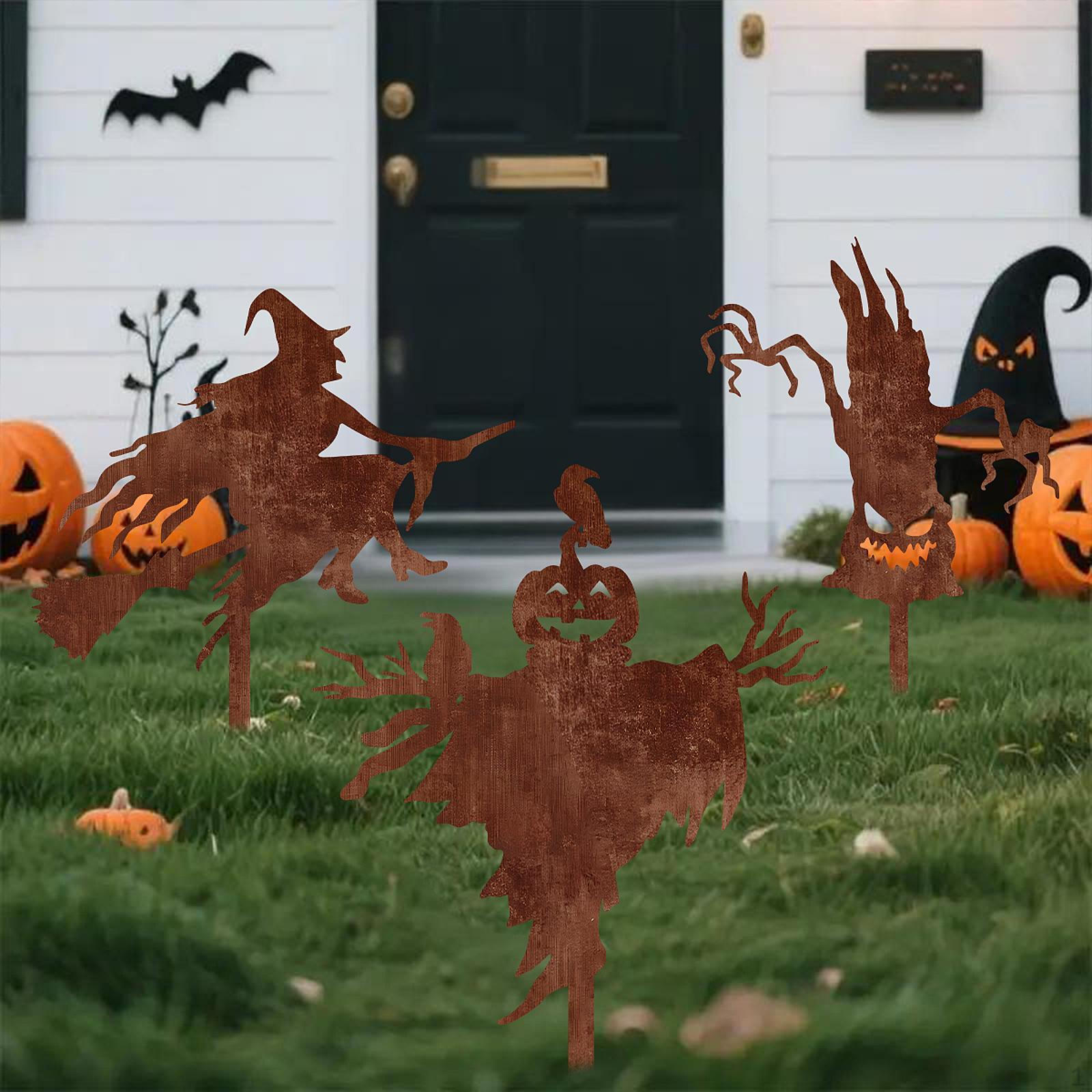 

3 Pieces Halloween Yard Stakes Decoration for Outside Outdoor Lawn