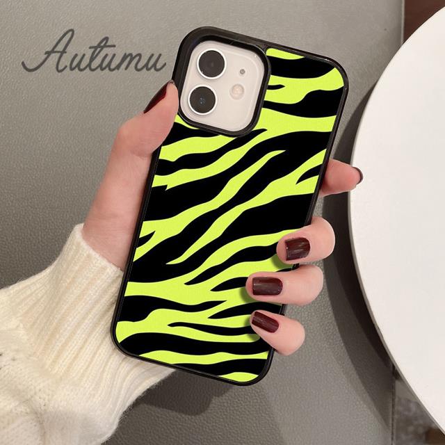 Zebra Drawing Animal Print Phone Case for iPhone 11 12 13 14 Pro Max Mini XR XS SE 2020 6S 7 8 Plus Samsung Galaxy S21 S22 Cover