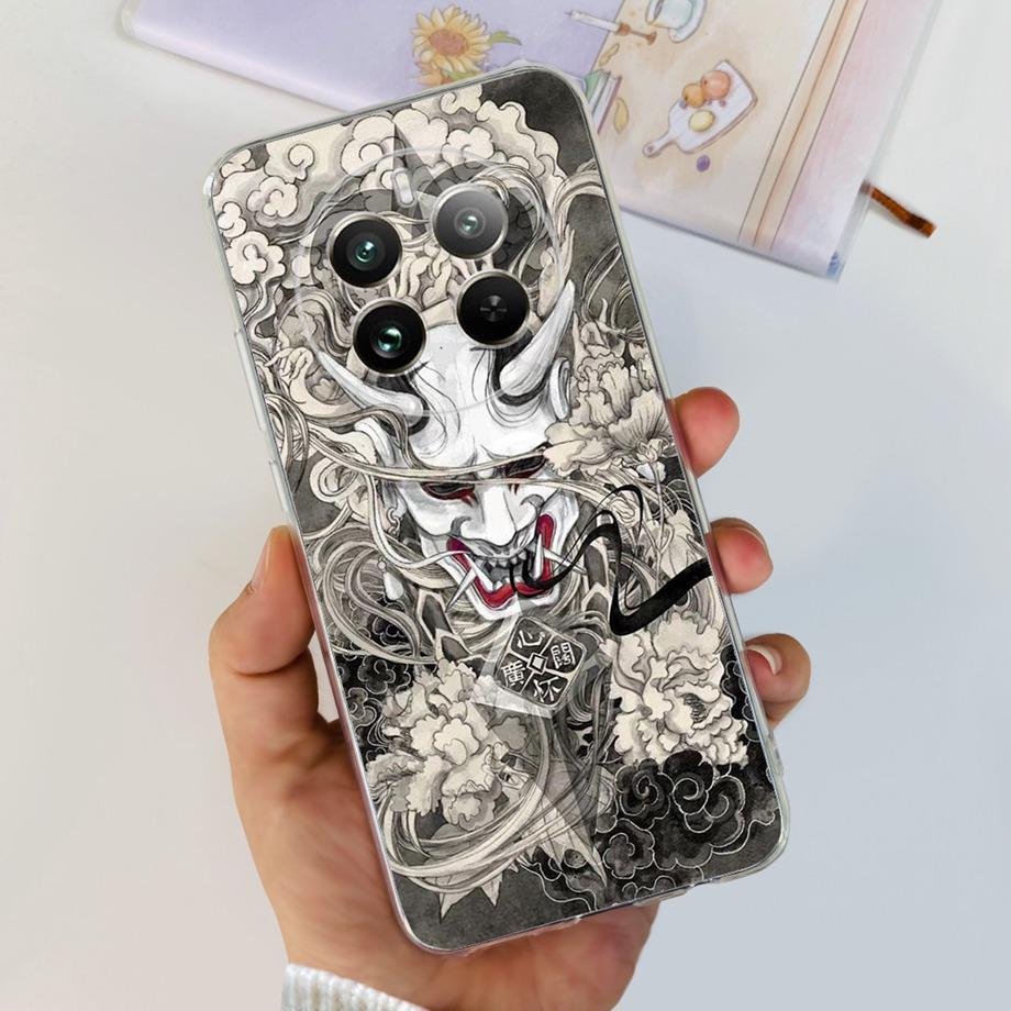 For Realme 12 Pro Plus Case Soft Clear TPU Silicone Phone Case For Realme 12 Pro Pro+ Cute Cartoon Shockproof Back Cover Fundas