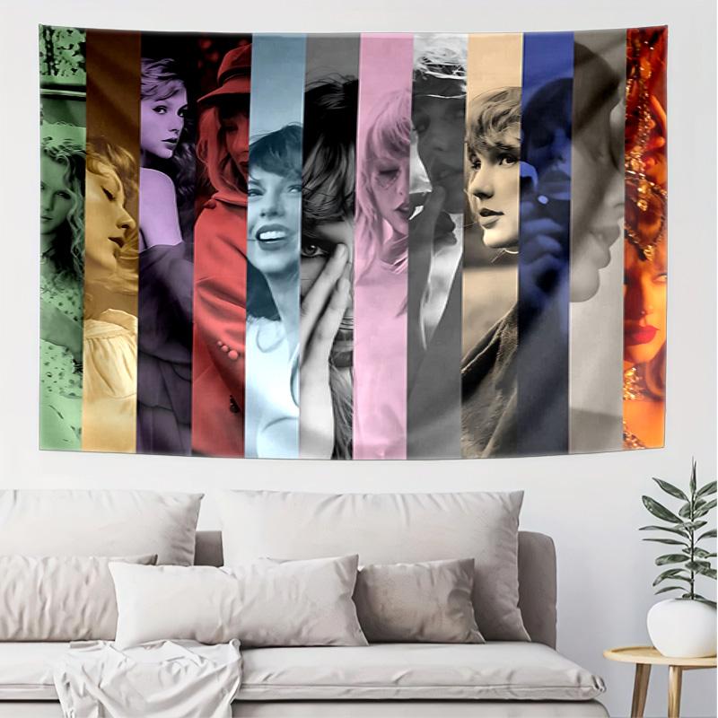 Colorful Women Pattern Tapestry Wall Hanging Boho Aesthetic Wall Blanket For Bedroom Living Room Dorm Home Wall Decor 1013200