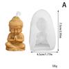 3D Maitreya Silikonová forma na svíčku DIY Kostel Buddha Výroba Sádra Epoxidová pryskyřice Aroma Mýdlo Čokoláda Pečicí formy Domácí dekorace