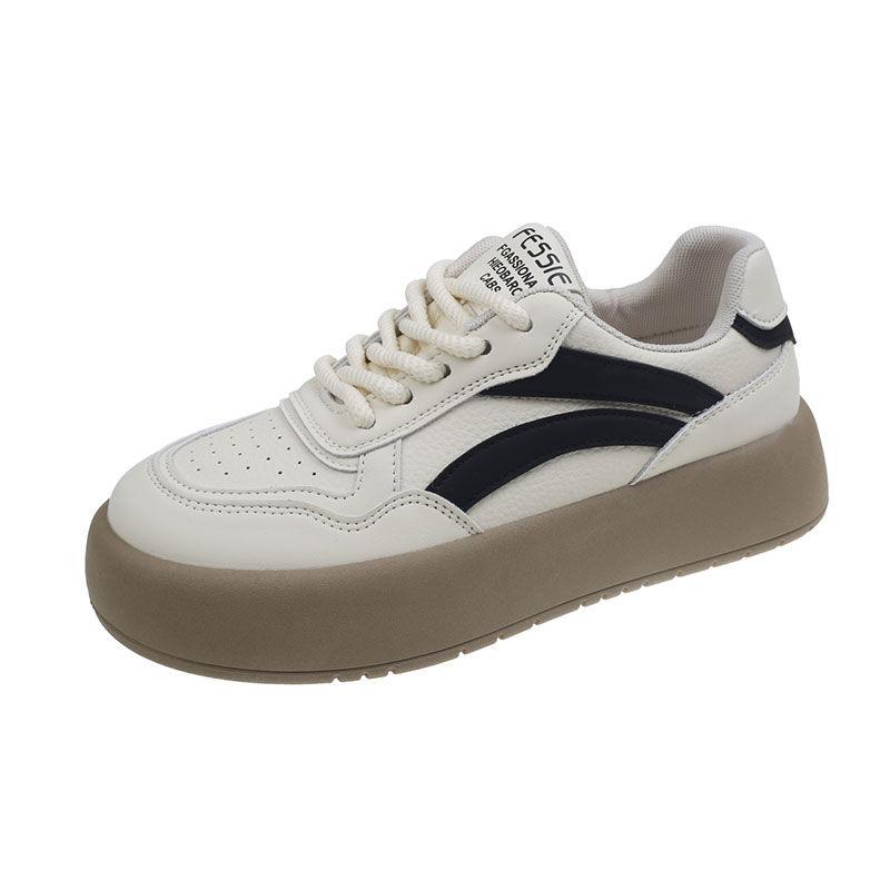 Color Matching Platform German Training Shoes Little White Shoes Women's 2025 Spring New Versatile Popular Casual Sports Board Shoes Ins Tide