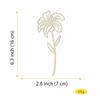 12PCS New 18 Kinds of Wooden Wildflower Decoration Set DIY Wooden Flower Hollow Logo Family Holiday Vase Insert Random Colors 12pcs