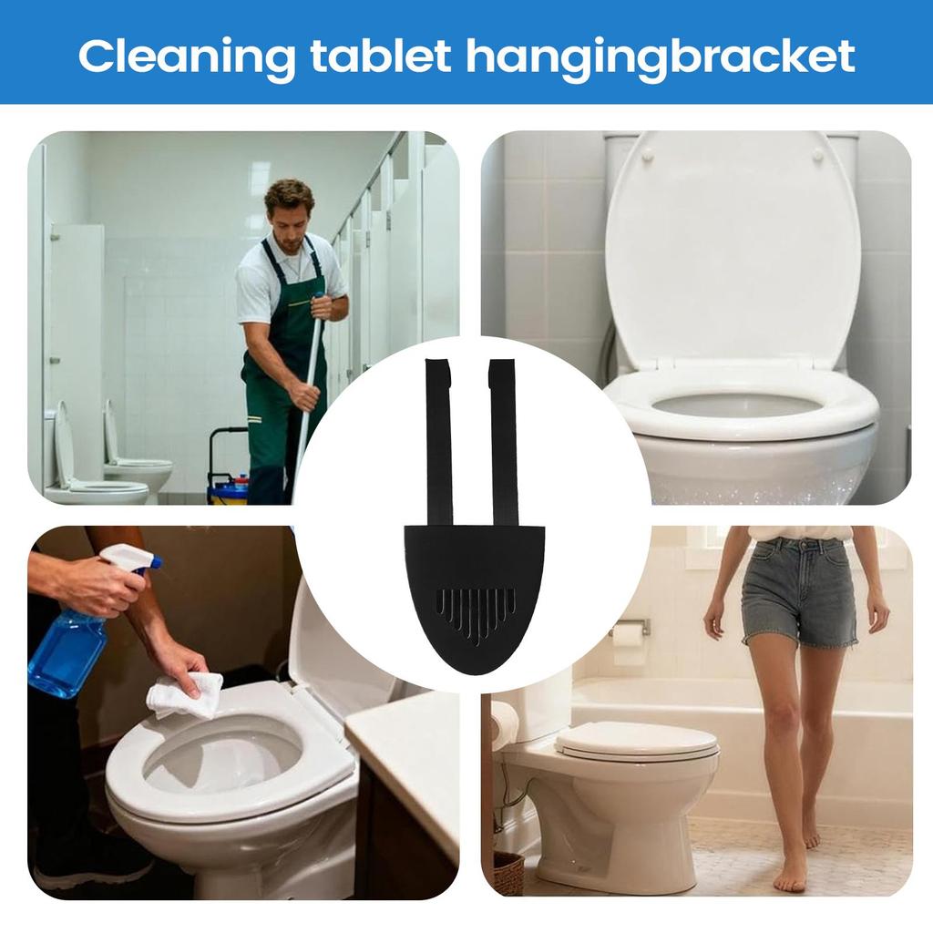 Cleaning Tablet Holder For Toilet Sturdy Bracket Suspending Toilet Cleaning Tablet Holder For Bathroom Dorm Apartment Home RV