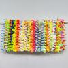 70 Stück Hawaiianische Leis Luau Party Dekoration Künstliche Tropische Palmblätter Hibiskus