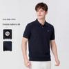 Goldlion Men's Mulberry Silk Blend Short Sleeve Polo Shirt